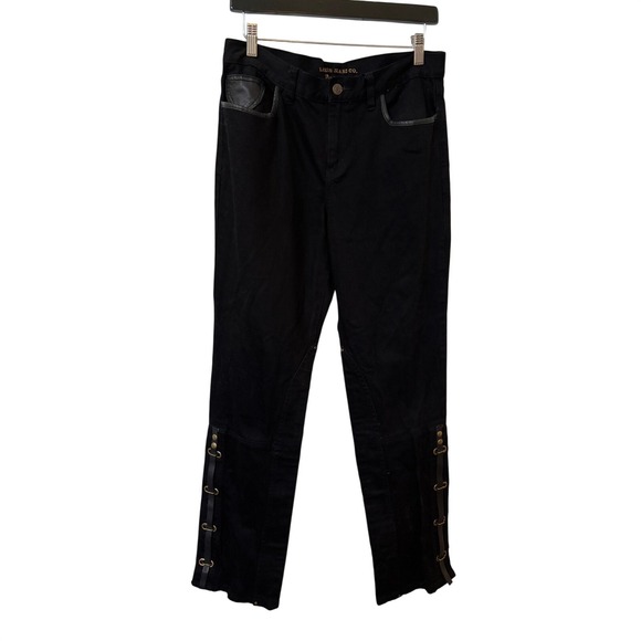 Lauren Jeans Co Ralph Lauren Pants - Lauren Jeans Co Ralph Lauren Black Lace Up Ankle Equestrian Pants Size 10